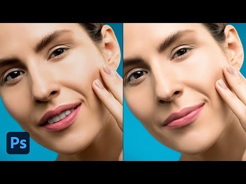 How to Close Lips - Photoshop Tutorial