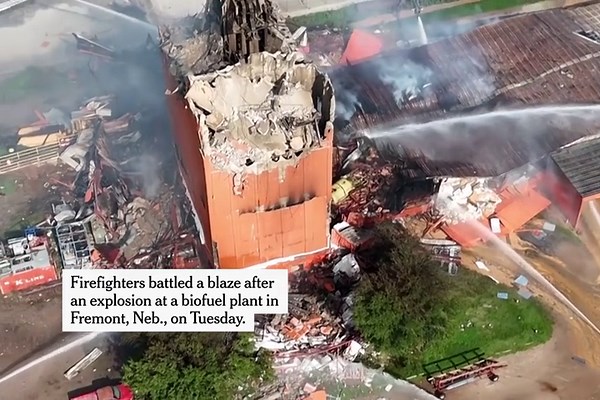 Biofuel Plant in Nebraska Explodes