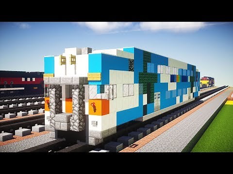 Minecraft Tri-Rail Bombardier Bi-level Coach Tutorial