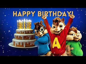 Chipmunks Sing "Happy Birthday"