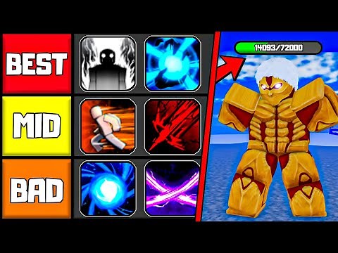 Ranking All The Abilities *DAMAGE EDITION* In Anime Fighting Simulator X | AFSX