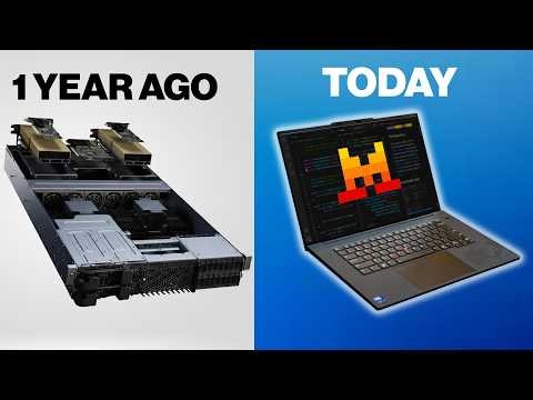 12 Months Ago This AI Needed a Data Center — Now It Runs on Your Laptop