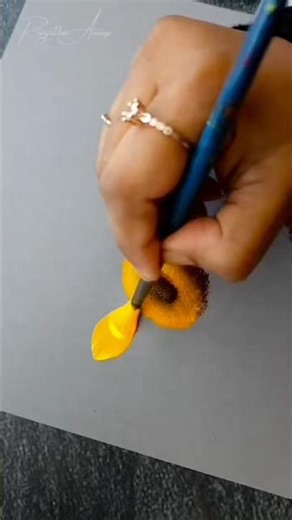 The One-Stroke Art of Renjitha Anoop 🎨🌸 @onestrokeart16_renjithaanoop #painting #flowers