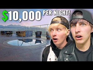 OVERNIGHT in Most Expensive Hotel Room! (Las Vegas)
