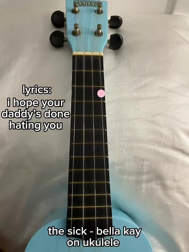 thr sick-bella kay on ukulele || hey guys im back!! ill be trying to post more tutorials so comment what songs you would like to learn! #thesick #bellakay #thesickbellakay #easy #ukuleleeasychords #leyleyplaysukulele