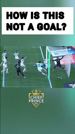 Nigeria vs Algeria: Using a goal line technology this is a clear goal. #NigeriaVsAlgeria
