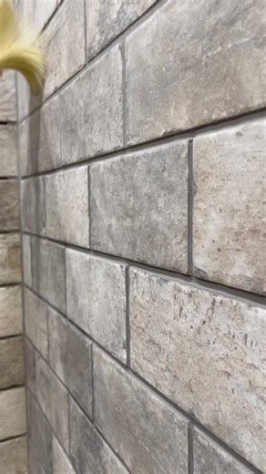 Best way to finish brick look tile. This will give it that realistic tile look. #remodel #construction #homerenovation #realestate #design #entrepreneur #interiordesign #ha | WINNI