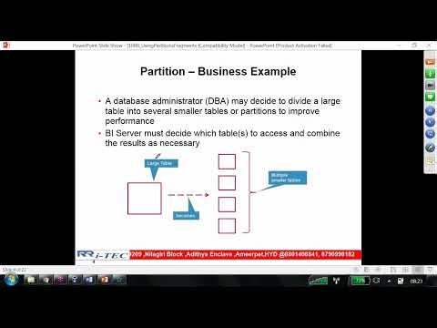 OBIEE 12C Tutorial Part 34 Partition Tables for Performance Tuning