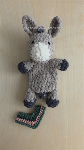 Tara | Original Crochet Patterns 🇨🇦 | Big heads need a smart design 😜 My new donkey snuggler pattern had to include a removable crochet poncho - and if it won't fit over his... | Instagram