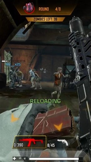 zombie mode 😰 | call of duty mobile gameplay #callofduty #callofdutymobile