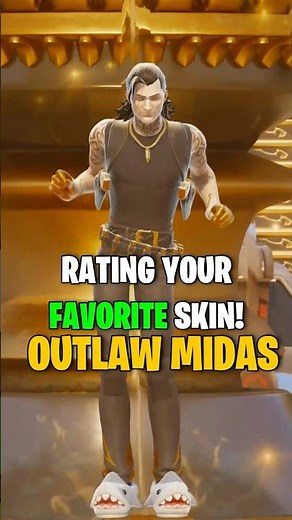 The NEW OUTLAW MIDAS FORTNITE SKIN…