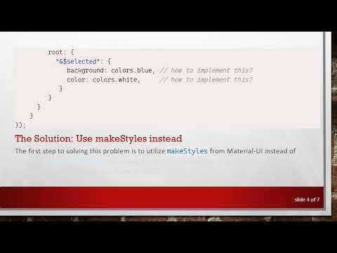 How to Use CSS Variables with createMuiTheme in MUI