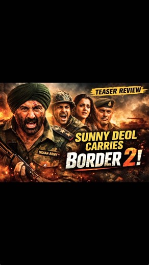 Border 2 Teaser Review: Weak VFX but Strong Story? Sunny Deol Is Real Power! #bollywood #shorts