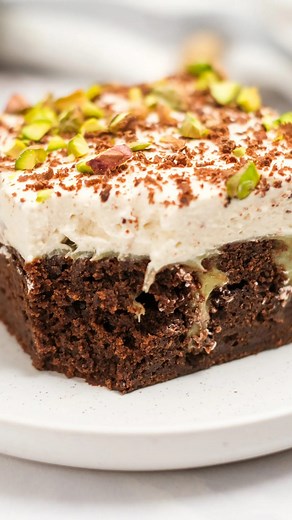8.3K views · 27 reactions | Rich, decadent, and loaded with big chocolate flavor, this amazing Bailey’s Irish Cream Cake uses a few shortcuts to make baking even easier—so good with pistachio pudding! ☘️ Recipe link in bio https://reluctantentertainer.com/baileys-irish-cream-cake/ #reluctantentertainer #allyouneedisbailey #baileysirishcream #baileysirishcreamcake #irishcake #letseatcake #chocolatecake #chocolatepistachio #irishreel #cakereels | Reluctant Entertainer | Facebook