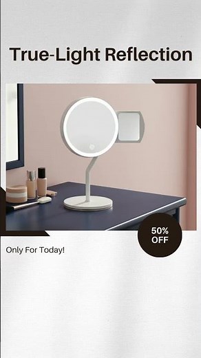 LED Vanity Mirror for Home | Daylight-Perfect Makeup Anytime!