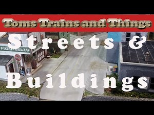 Model Railroad Streets & Sidewalks & Structures