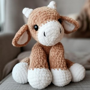 Coblie the Cow Crochet Pattern: Velvet Amigurumi (PDF Pattern) - Etsy