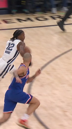 Ja Morant falls into his Dad in the front row and Tee let’s Ja know he’s got him 🥹 #KiaTipoff22 #basketball #NBA #grizzlies #ja #jamorant