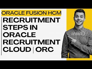 Recruitment Process Life Cycle in Oracle Recruitment Cloud | ORC | Oracle Fusion HCM