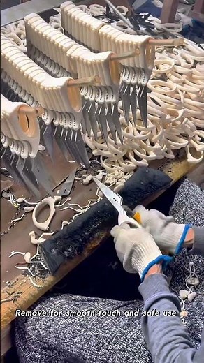 Removing Plastic Flash from Scissors ✂️