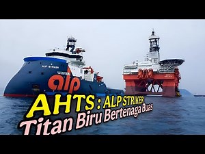 AHTS Vessel -Alp Striker ⚓A powerful ocean giant #AHTS #vessel #tugboat