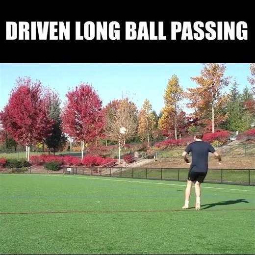 Great for switching the field or pinging one over the top of the back line! Your drills don’t have