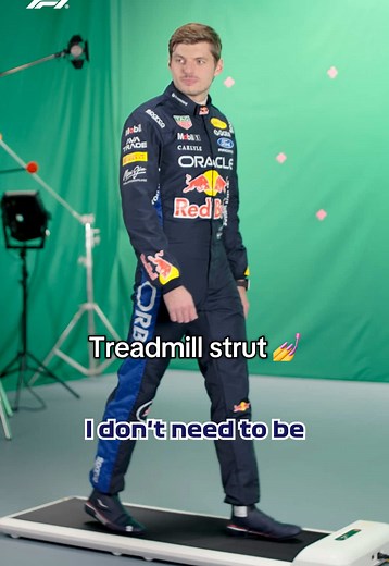 F1 Drivers Strutting on a Treadmill