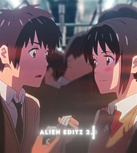 "Your Name!"| Your Name edit |"Tame Impala - Let It Happen(slowed)"#shorts #yourname #anime