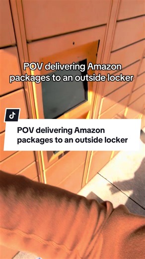 Guess which lockers are going to open #amazon #amazondelivery #delivery #packages #fyp