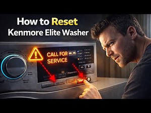 How to Reset Kenmore Elite Washer (Clear Error Codes)