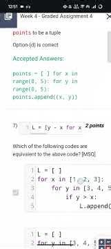 #python #week 4#graded #python #programming #iitm #exam #subscribe #succes #dream