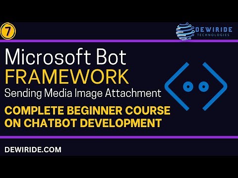 7. Sending Media Image Attachment to User using Microsoft Bot Framework SDK .NET C# | Chatbot Build