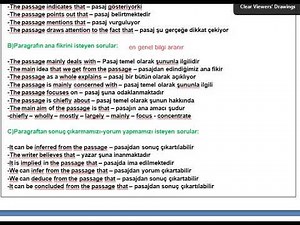 PARAGRAF SORULARI ÇÖZERKEN DİKKAT ETMEMİZ GEREKENLER