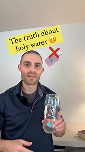 What is the “Holy Water” of Roman Catholicism? Catholics use their holy water when they enter and exit the church. And to bless people or things. Apparently a “priest” can do some magic and transform what appears to be water into some holy water for blessing others. 🤔However, the Bible does not actually mention “holy” water, but instead uses water as a symbol of the Holy Spirit and for washing and cleansing. It also symbolizes the “Word” that washes us and sanctifies us…. (John 17:17 - Makes us