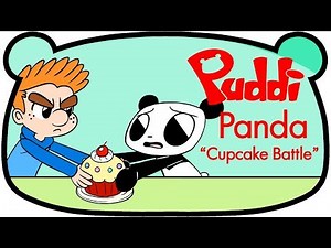 Cupcake Battle | Cute Animated Cartoon | Puddi Panda