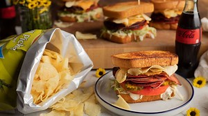 Fried Bologna Sandwich