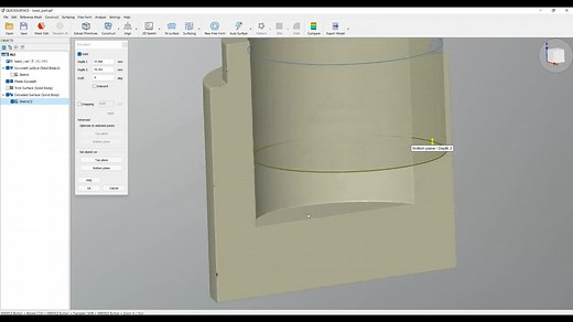 Revo Design软件教程视频-逆向工具演示-拉伸