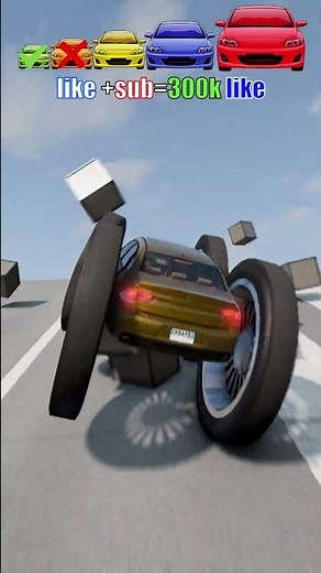 Big & Small Cars vs Rain from iron boxes