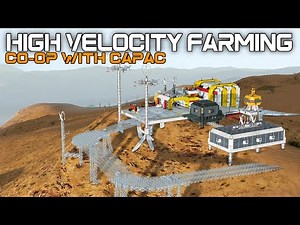 Capac's Farm Get's Automated | Space Engineers Starvation with Capac