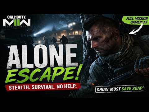Surviving the ALONE Mission in COD MW2 😱 | Full Walkthrough