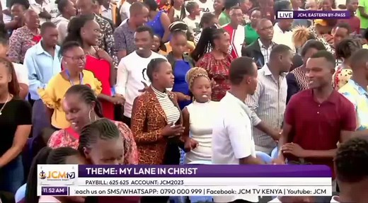 JCM Sunday Service Today