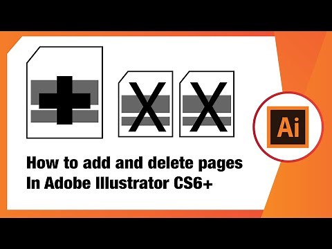 How to add and delete pages In Adobe Illustrator CS6+ | Pixascene