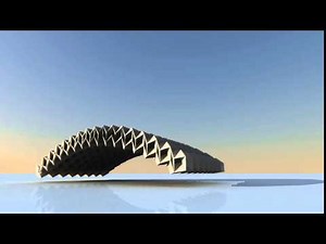 Deployable Structure based on Zipper Origami Tubes