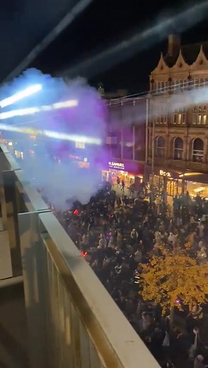 Crowds are building for Leicester Christmas Lights Switch On. Join us at Clock Tower, Town Hall Square and across the city centre for the official countdown at 6.30pm! #ChristmasInLeicester | Leicester Festivals & Events