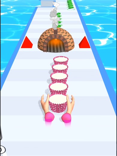 Bakery Cupcake Stack Gameplay Run