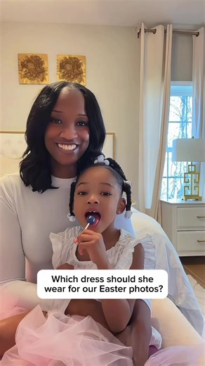 Which dress should she wear for Easter photos? 1. Pink 2. Lavender 3. Yellow 4. Dusty pink Your exclusive offer is here! 🔥 Download SHEIN app and use MM2LK to claim your coupon. #ad@SHEIN @SHEINUS #SHEINKIDS #SHEINtrends