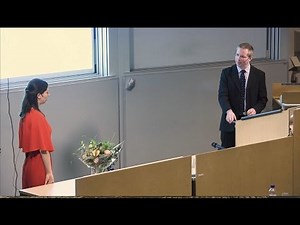 PhD defense, Paula Zitinski Elias, Linköping University, Sweden