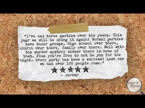 Murder Mystery Game Reviews | Night of Mystery