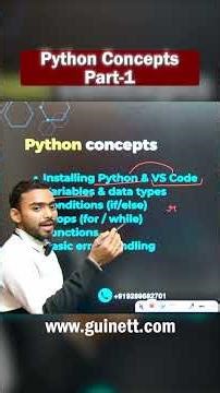 Python Fundamentals Explained | Variables & Data Types