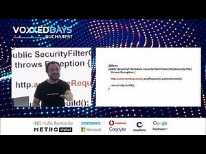 [VDBUH2023] - Laurențiu Spilcă - Everything in Spring Security 6 baked with a Spring Boot 3 recipe